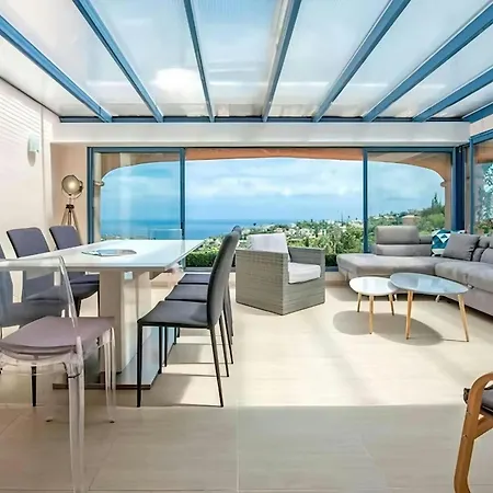 Casa-capussambre Spacious With Sea View Heated Pool Air Con Sauna *