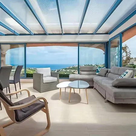 别墅 Casa-capussambre Spacious With Sea View Heated Pool Air Con Sauna *